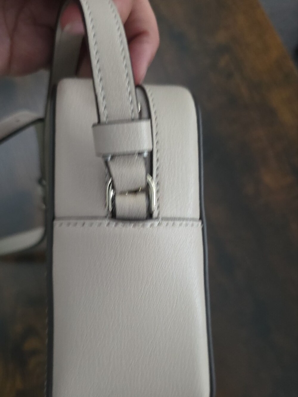 kate spade Light Blush Leather Crossbody Camera Bag - Picture 4 of 11